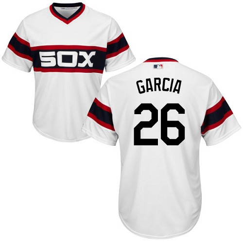 White Sox #26 Avisail Garcia White Alternate Home Cool Base Stitched Youth MLB Jersey